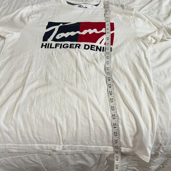 Vintage Tommy Hilfiger T Shirt White size L Mens - Picture 6 of 8
